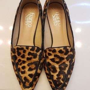 Franco Sarto Leopard Print Mocassines